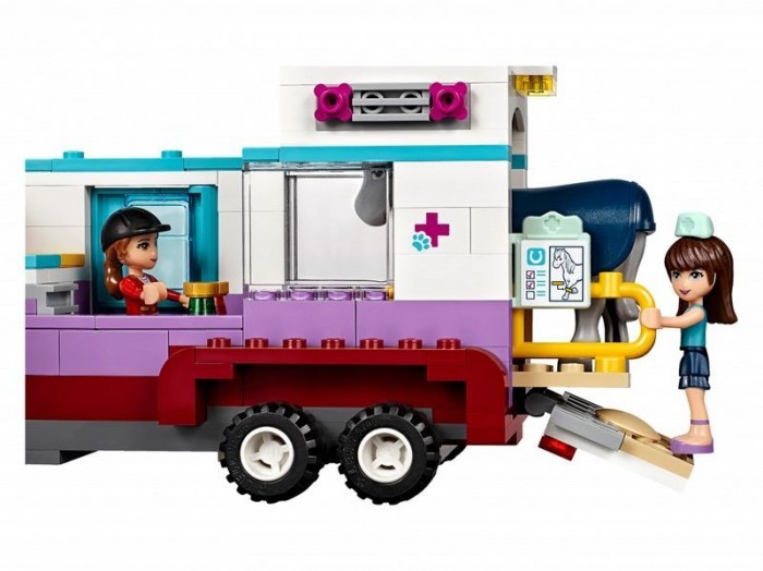 Lego Friends. Ветеринарная машина для лошадок  